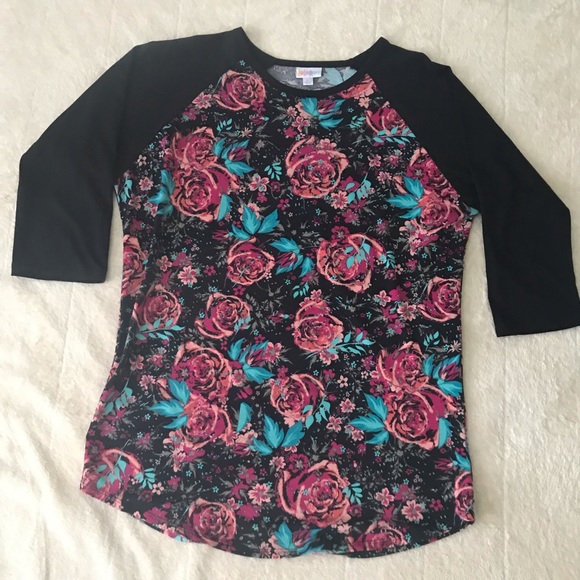LuLaRoe Tops - LuLaRoe Randy with bright floral print